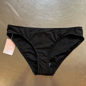 Andie Black Bikini Bottom Medium